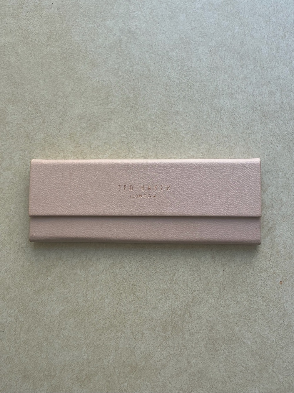Ted Baker London Pink Floral Folding Eyeglass Glasses Case